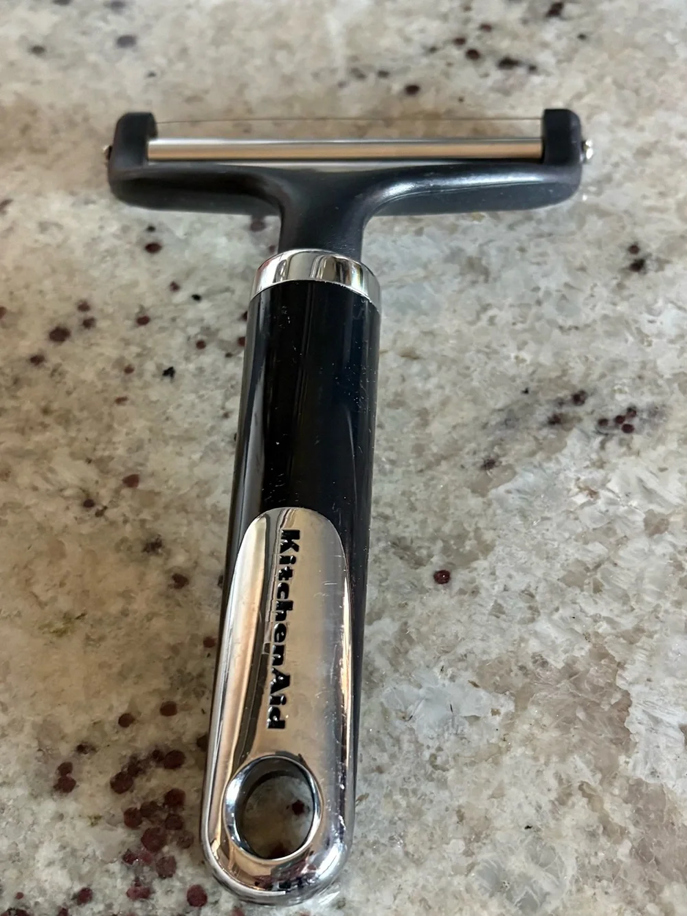 KitchenAid Cheese Slicer Classic Wide Stainless Wire Sturdy Tool Black & Silver